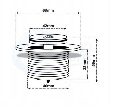 Brodzik 90x90 półokrągły 15cm czarny + syfon 23179601