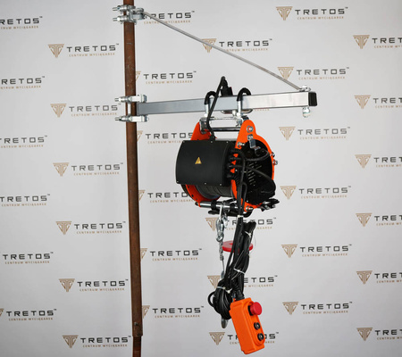 1717 Wciągarka linowa elektryczna Unicraft (udźwig: 250/500 kg) + Maszt 300-600 kg 32279912