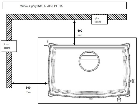 Piec koza INVICTA SEDAN M 10kW (kolor: antracyt) - spełnia anty-smogowy EkoProjekt 86829180