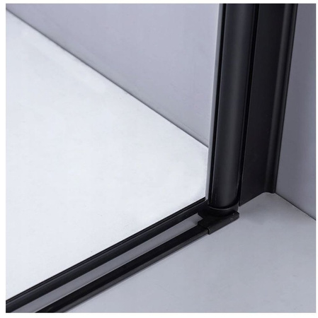 Kabina prysznicowa 90x90 szkło 6mm czarna 23178185