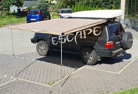  Zadaszenie wyprawowe markiza (rozmiar: 1,25 x 2m, kolor: zielony) 81879990