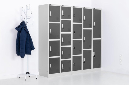 Szafa metalowa Fromm & Starck - 4 komory (wymiary: 38 x 45 x 185 cm) 45674775