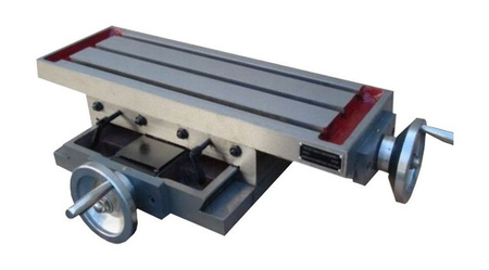 Stół krzyżowy do wiertarki frezarki tokarki (rozmiar stołu: 555x195 mm) 00082392