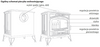 Piec wolnostojący koza 10kW K9 z wylotem spalin fi 150 + Gratis: Rozeta stalowa okrągła fi 150 + Rura stalowa 150/1m + Kolano ruchome 150/90 - spełnia anty-smogowy EkoProjekt 30079553