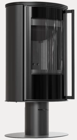 Piec wolnostojący Ø 150 5,5kW z czarnym termotec - spełnia anty-smogowy EkoProjekt 30083213