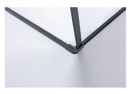 Kabina prysznicowa 80x80 szkło 6mm kwadrat czarna 23178217