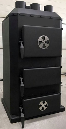 Piec nadmuchowy 20kW, blacha kotłowa 6 i 10mm (paliwo: drewno, miał węglowy, węgiel brunatny, węgiel kamienny, pellet) 95464406