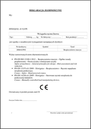 Żuraw ze stopą i wciągarką ręczną z liną 12m (udźwig: 150 kg, wysokość podnoszenia: 1945-2440 mm) 53368256