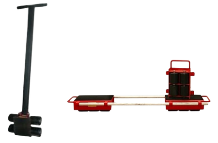 Zestaw rolek transportowych przód i tył (łączny udźwig: 9,0 T) 03015122