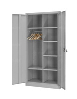 Szaftech Szafa biurowa warsztatowo gospodarcza z półkami i drążkiem na ubrania (wymiary: 90x45x185 cm) 18479752