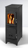Piec wolnostojący Thorma 2,5-8,5 kW na drewno i brykiet (spaliny: tył) - spełnia anty-smogowy EkoProjekt 88879699
