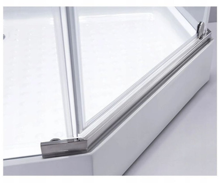 Kabina prysznicowa pięciokątna 90x90 brodzik 23178229