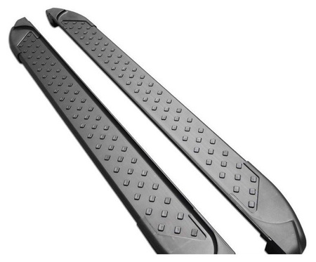 Stopnie boczne, czarne - Opel Vivaro 2001-2014 long (długość: 252 cm) 01665123