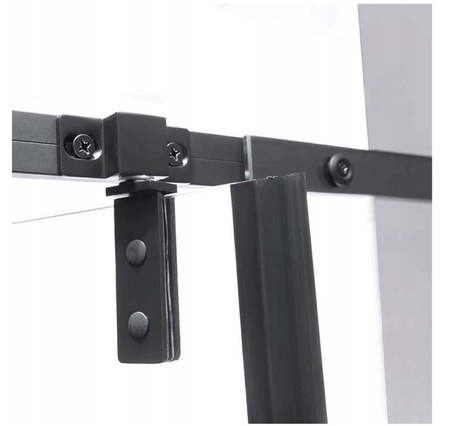 Kabina prysznicowa 120x80 czarna szkło 6mm 23178245