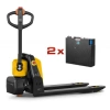 Wózek paletowy elektryczny + dodatkowa bateria (udźwig: 1500 kg, długość wideł: 1150 mm) 02883059