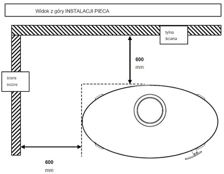 Piec wolnostojący 9kW Kaori (wylot spalin: góra lub z tyłu, kolor: antracyt) - spełnia anty-smogowy EkoProjekt 86865689
