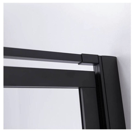 Kabina prysznicowa kwadratowa kratka czarna 80x80 23178191