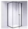 Kabina prysznicowa 120x80 czarna szkło 6mm 23178245