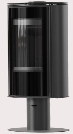 Piec wolnostojący Ø 150 5,5kW z czarnym termotec - spełnia anty-smogowy EkoProjekt 30083213