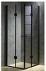 Kabina prysznicowa 90x90 szkło 6mm czarna 23178185