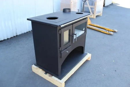 Piec kominek wolnostojący kuchnia, angielka 11kW z piekarnikiem, bez płaszcza wodnego - spełnia anty-smogowy EkoProjekt 48280261