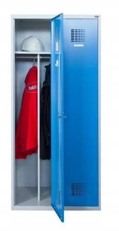 Szafa szafka ubraniowa przegroda, kolor: RAL7035 (jasnoszary) (wymiary: 1800x800x500 mm) 09276449