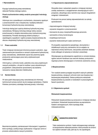 Hyrauliczna prasa warsztatowa Unicraft (siła nacisku: 15 t) 32269556