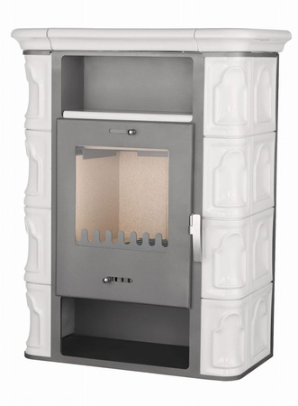 Piec kaflowy 7,2kW krem (średnica wylotu spalin: 150 mm) - spełnia anty-smogowy EkoProjekt 19877515