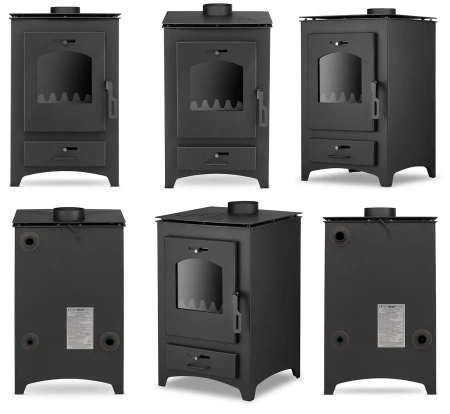  Piec wolnostojący z płaszczem wodnym 6,4–18,1 kW – czarny grafit, EkoProjekt 99650366