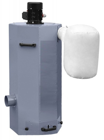 Odciąg wiór metalu, opiłków 400V (wydajność odciągowa z workiem: 1520 m3/h, moc silnika: 0,75 kW) 02876756