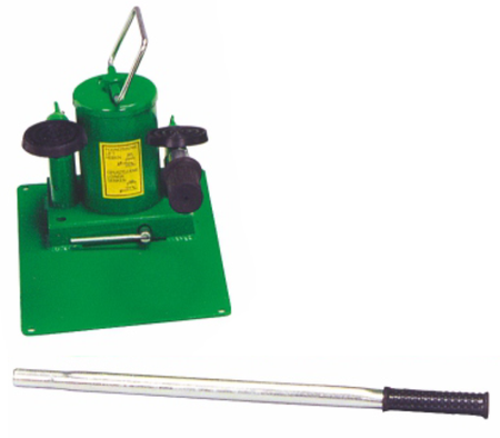 Zestaw: siłownik hydrauliczny, pompa hydrauliczna dwustopniowa, przewód wysokociśnieniowy, szybkozłącze 1/4 ’’ między siłownikiem a przewodem, manometr (w stanie złożonym:100 mm, skok tłoków: 100 mm, udźwig: 10T) 62779533
