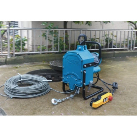 Wciągnik elektryczny linowy (udźwig: 300/600 kg, długość liny: 100 m, moc: 1250 W) 85083117