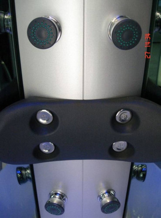 Kabina z Hydromasażem 100x100 sauna 23179685