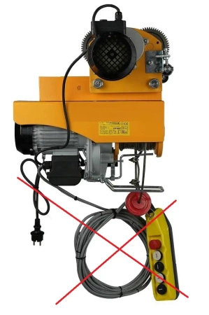 Wciągarka 500/990kg • 22 m z wózkiem 230V, sterowanie radiowe, wózek 200 mm 28883130