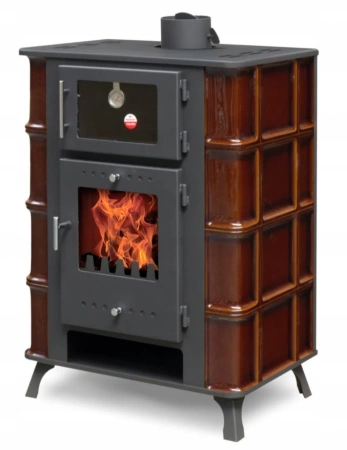 Piec kuchenka kuchnia westfalka z piekarnikiem i płaszczem wodnym 10kW (średnica wylotu spalin: 150 mm, kolor: czarny) - spełnia anty-smogowy EkoProjekt 04483326