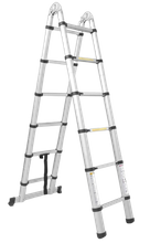 Drabina aluminiowa teleskopowa dwustronna + torba (wysokość robocza: 5,1m) 99674991