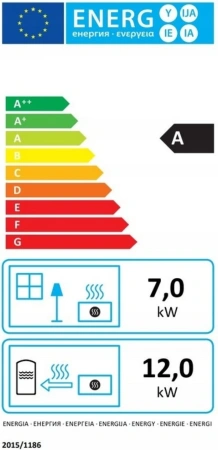 Piec stalowy wolnostojący z płaszczem wodnym 20kW - spełnia anty-smogowy EkoProjekt 04483332