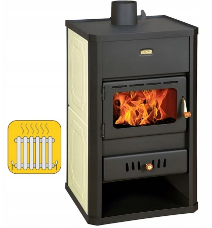 Piec stalowy wolnostojący z płaszczem wodnym 6,2/7,1kW - spełnia anty-smogowy EkoProjekt 04483320