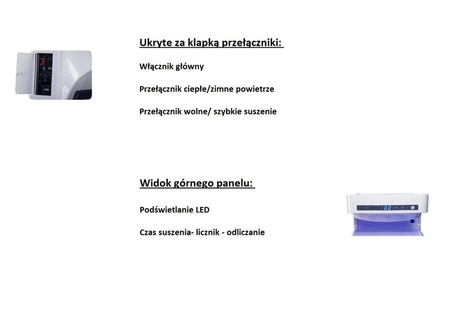 SZANI Kieszeniowa automatyczna suszarka do rąk (moc: 2050W) 44578403