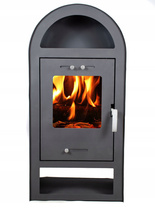 Piec wolnostojący stalowy 7,5kW na drewno (średnica wylotu spalin: 150mm) - spełnia anty-smogowy EkoProjekt 65882975