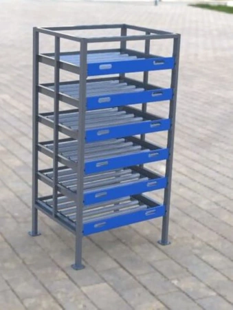 Regał rolkowy 6-półkowy odkładczy 16083238