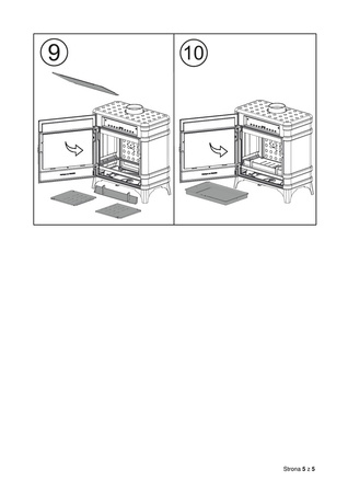 Piec wolnostojący 8kW Carolo z dolotem powietrza (kolor: antracyt) - spełnia anty-smogowy EkoProjekt 86876391