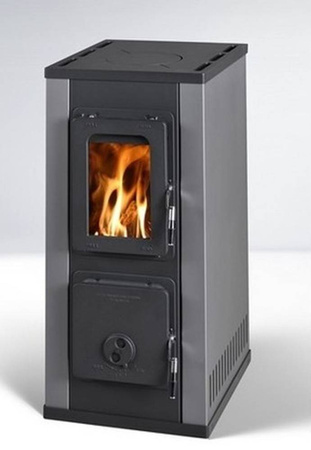 Piec wolnostojący Thorma 2,5-8,5 kW na drewno i brykiet (spaliny: tył) - spełnia anty-smogowy EkoProjekt 88879698