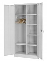 Szaftech Szafa gospodarcza z półkami i drążkiem na ubrania (wymiary: 900x450x1850 mm) 18476600