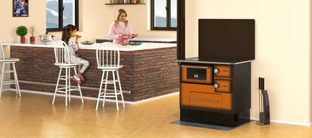 Piec koza kuchenka kuchnia westfalka 5-7kW (kolor: brązowy, średnica wylotu spalin: 120mm) - spełnia anty-smogowy EkoProjekt 99682644