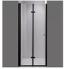 Drzwi prysznicowe 110 cm składane Ścianka black 23179595