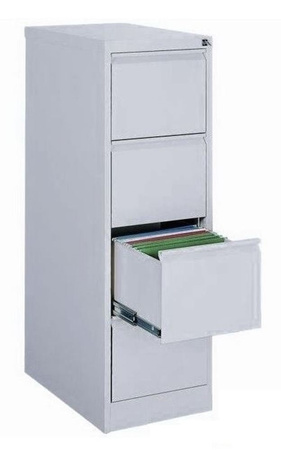 Szafa szafka kartotekowa kartoteka A4 teczka, kolor: RAL7035 (jasnoszary) (wymiary: 1285x415x630 mm) 09276031