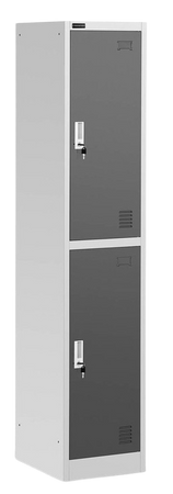 Szafa metalowa Fromm & Starck - 2 przegrody - zamki (wymiary: 38 x 45 x 185 cm) 45674776