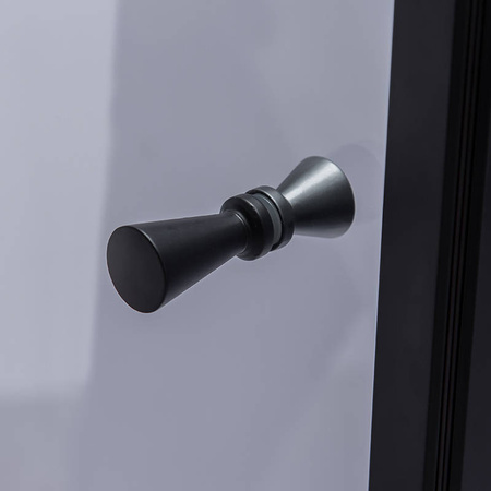 Kabina prysznicowa kwadratowa Czarna Black 90x90 szkło 6mm 23180044