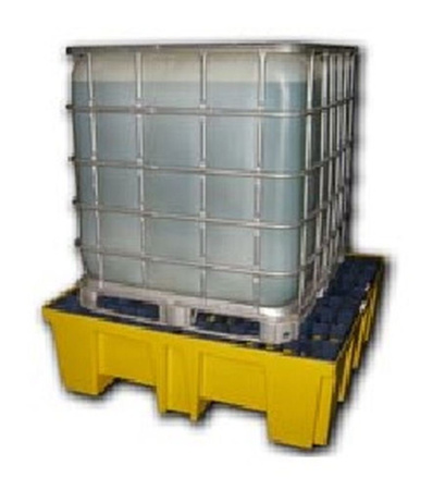 Arengo Paleta wanna wychwytowa, wysokoprofilowa, składowanie 4 beczki 200L lub pojemnik IBC/KTC, 510l (wymiary: 1320x1320x430 mm) 09876008
